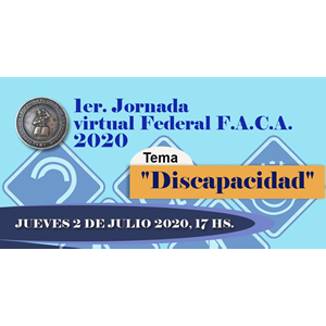 1er Jornada virtual Federal F.A.C.A. – Discapaciad